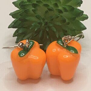Pepper Earring, Funny Food Earring, Cooking Earring, Gift Idea, Chef Earring